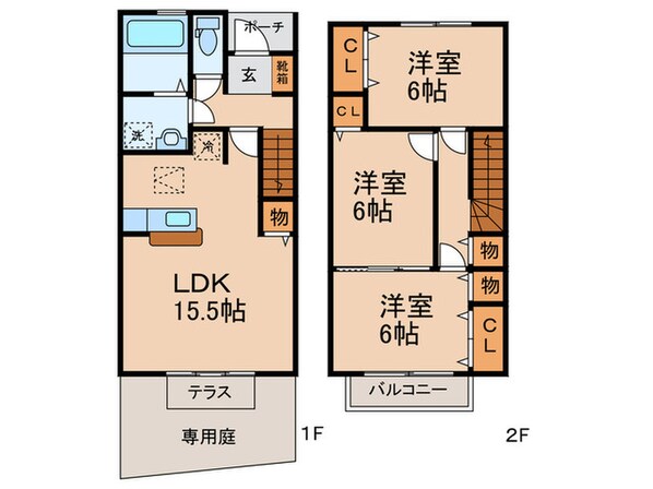 シャルマンヒルズイ－ストの物件間取画像